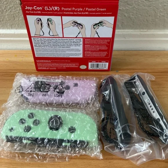 Nintendo Joy-Con Pair - Pastel Purple & Pastel Green - Picture 2 of 3